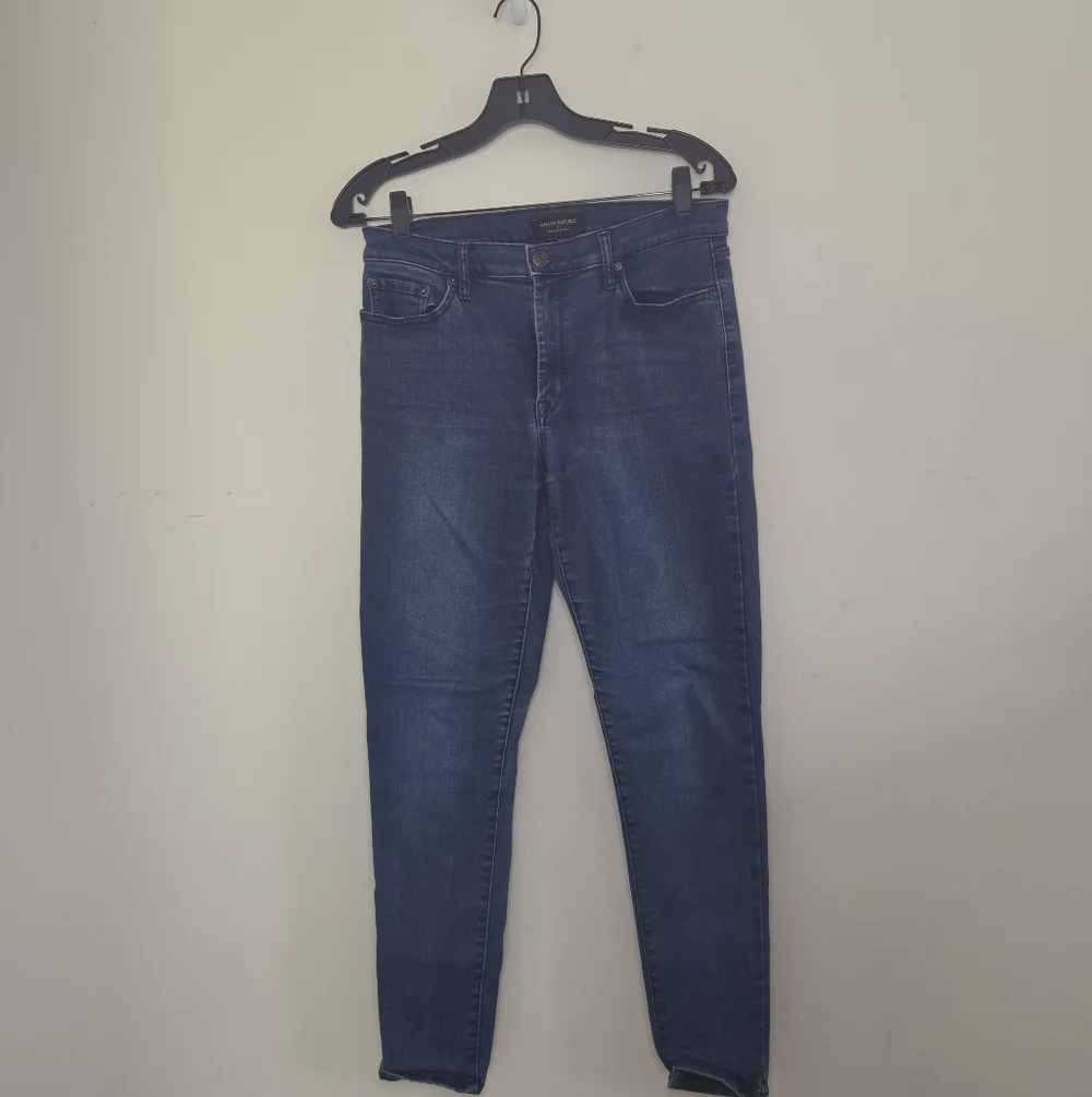 Women's Banana Republic High Rise Skinny Jeans Sz 29/8R